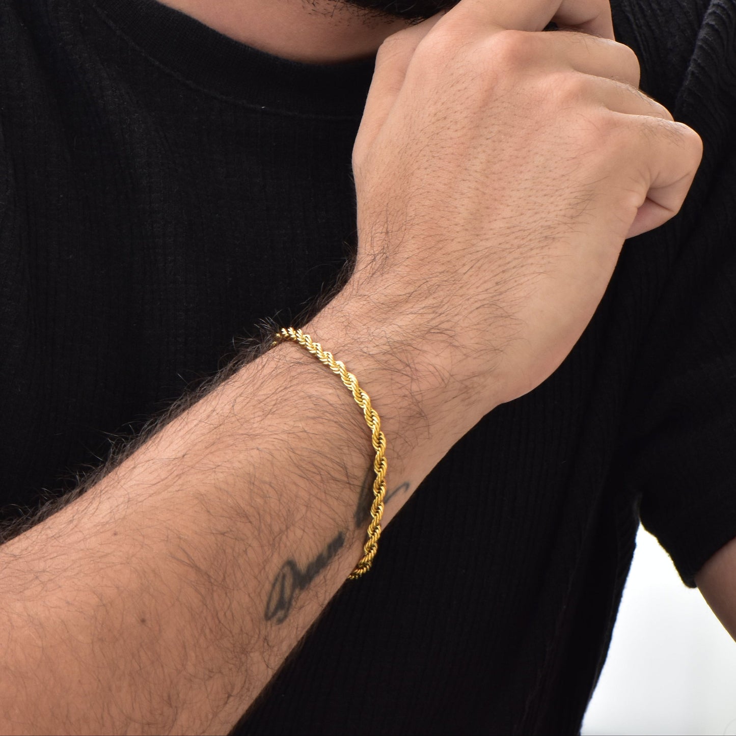 Cadena Lazo + Rostro Tallado (PULSERA GRATIS)